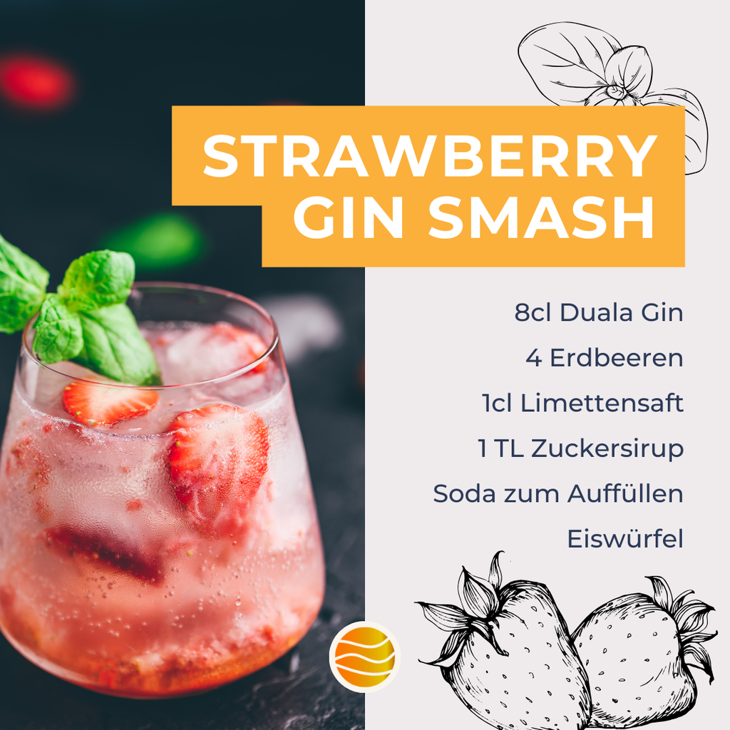Strawberry Gin Smash