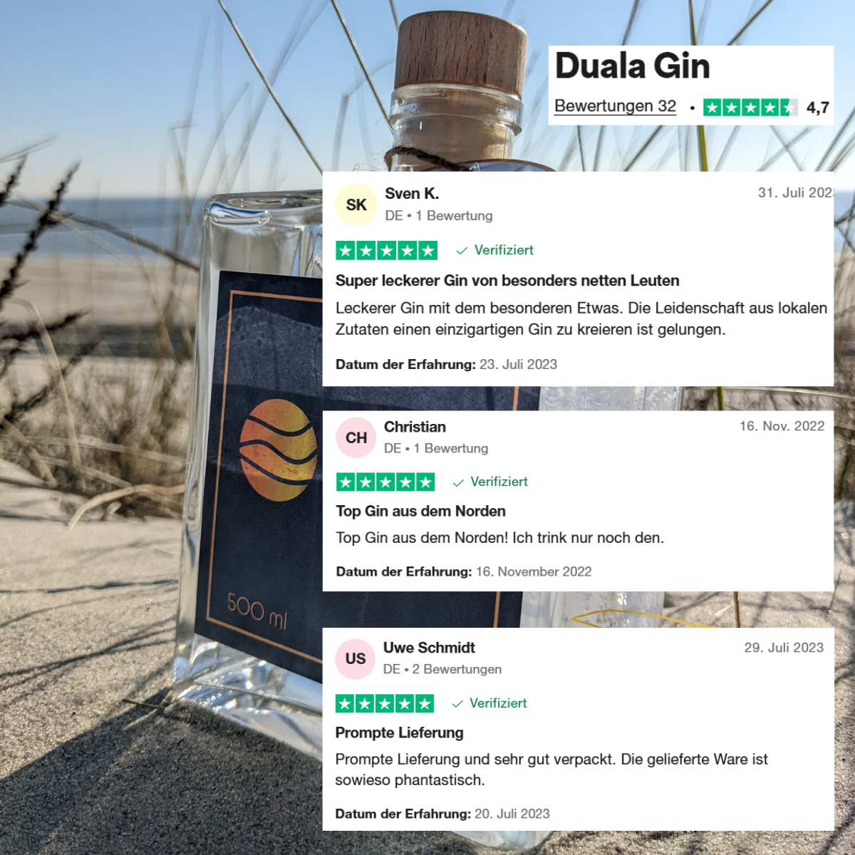 Duala Sanddorn-Gin 500ml
