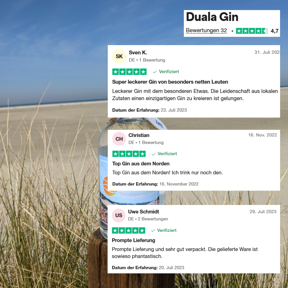 Duala Gin - Borkum Design Edition 500ml